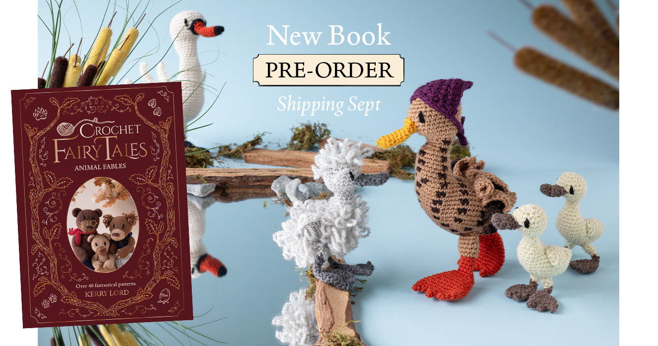 Animal fables crochet fairy tales book pre order shipping autumn